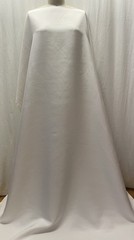 100% Silk Dupioni White Luxurious Fabric 40mm 2.75 Yard Long 45″ Wide