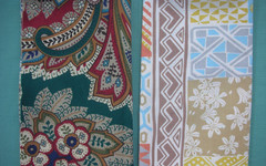 VTG UPCYCLED FLORAL BED SHEET FAT QUARTERS 18 X 22 LOT 20 COT/POLY CRAFT SEWING