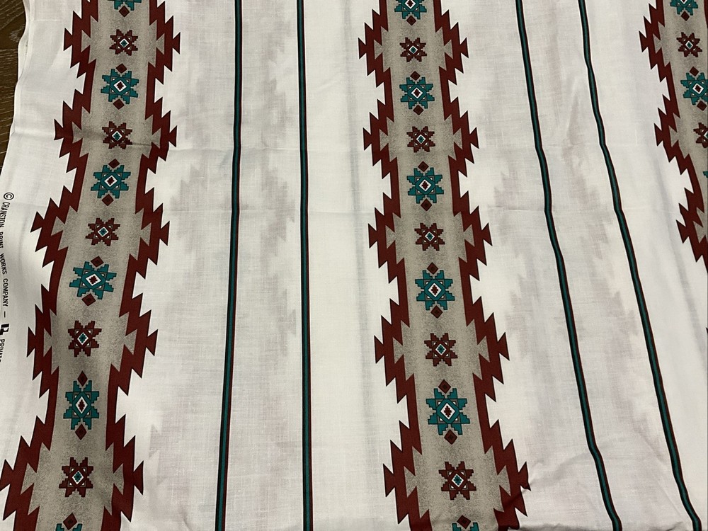 Cranston Print Works Co. Cotton Fabric 2-Pieces Southwest