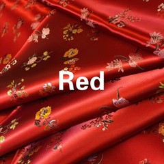 Chinese Floral Satin Faux Silk Fabric Jacquard Brocade Tang Suits Upholstery Sew