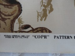 5182. ON SAFARI Home Decor, Drapery, Craft COTTON FABRIC–47-1/2″ x 1-1/2+ yds.