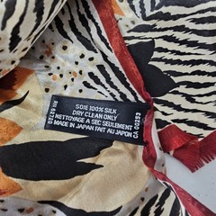 Mixed Silk Scarf Cutters Lot Multicolor Vintage Crafting 8pc Upcycle Fabric Art