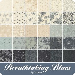 Breathtaking Blues By 3 Sisters For Moda Jelly Roll