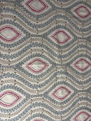 Remnant Piece Of Clarke And Clark Cote D’azur Fabric 31”
