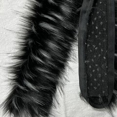 Faux Fox Fur Collar DIY Craft Strips Clothing Accessories Scarf Hat Coat Edging.