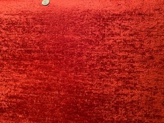 PIERRE FREY Paris Palladio Cerise HAND WOVEN Fabric w/Knit Back $425 Retail BTY