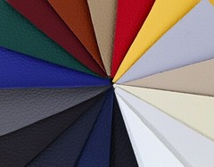 Multipurpose Automotive Furniture Vinyl Upholstery Bright Colors Fabric 54” Wide