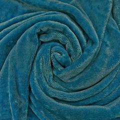 Plush Cuddle Fleece Fabric Material TEAL