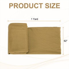 62″ Mesh Fabric Slightly Stretchy for Backpack Pocket, Yellow Brown 1 Yard