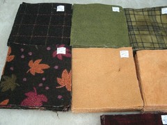 Precut Flannel Squares –LOT OF 324—9″ & 5 1/2″- Assorted Patterns & Colors