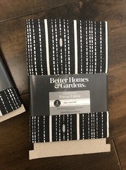 Better Homes And Gardens 100% Cotton 4 Yards (2 Cuts Of 2 Yards) Gray And White