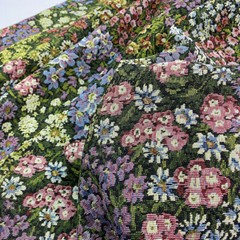 Monet’s Garden Vintage French Jacquard Tapestry Upholstery Fabric for Sewing DIY