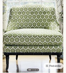 Thibaut Medallion Flower Weave Upholstery Fabric- Genie / Leaf 2.0 yds W81930