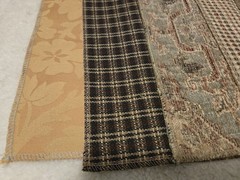 Lot Of 18 Upholstery Drapery Sample Fabric Neutral Colors Crafts Quilts 12″ X 26