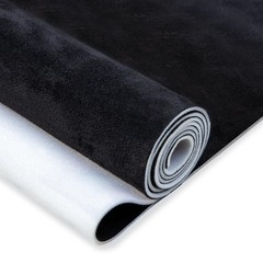 Suede Auto Headliner Fabric 54″x60″ Foam Backing – Black Replacement Material fo