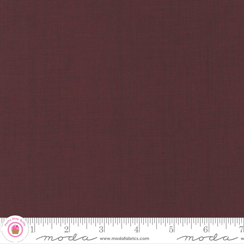 Moda FRENCH GENERAL FAVORITES 13529 142 Bordeaux Burgundy Red Solid Quilt Fabric