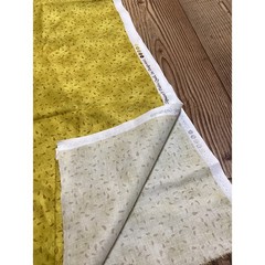 Bloomsbury Square Fabri-Quilt Inc Mustard Yellow Floral Cotton Fabric 5 Yards