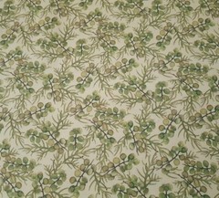 Rustic Rosettes BTY Sandy Lynam Clough P&B Textiles Succulents Green Cream
