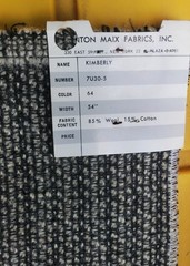Vintage Anton Maix Inc. Wool Blend Fabric Kimberly 54″ (7U30-5) Germany