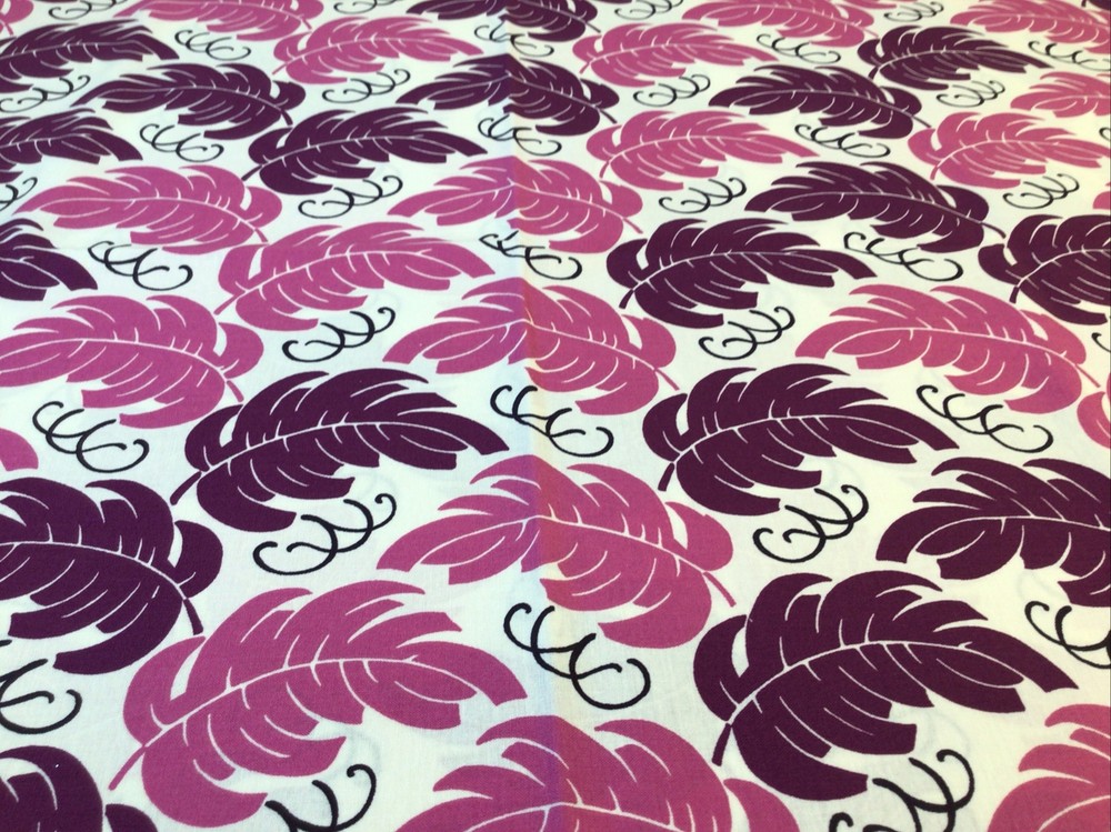 UTOPIA by FREE SPIRIT Quilting Fabric Lavender – Floral Leaves 44” X 72”