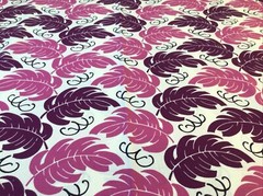UTOPIA by FREE SPIRIT Quilting Fabric Lavender – Floral Leaves 44” X 72”