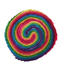 Batik 100% Cotton Fabric Jelly Roll 40 or 20 x 112cm x 6.35cm Festivale