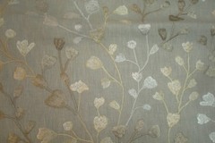 2.55 yds Stout Fabric Stumble Agate Embroidery Upholstery Pillows Gray 54″ x 92″