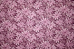 TONE ON TONE MASSED DUSTY ROSE FLOWERS- 100% COTTON FABRIC