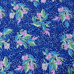 LILLY PULITZER Cotton Poplin Fabric Formentera Turquoise Hot On The Spot 36″X57″