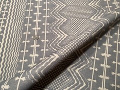 2.5YD FERMOIE UK Abbey Stripe Union Fabric w/ Custom Knit Backing $1144 Retail*