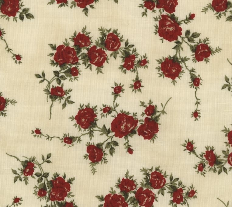 BTHY 18×43 Robyn Pandolph Morning Glory Folk Art Wedding Moda Fabrics Very Early