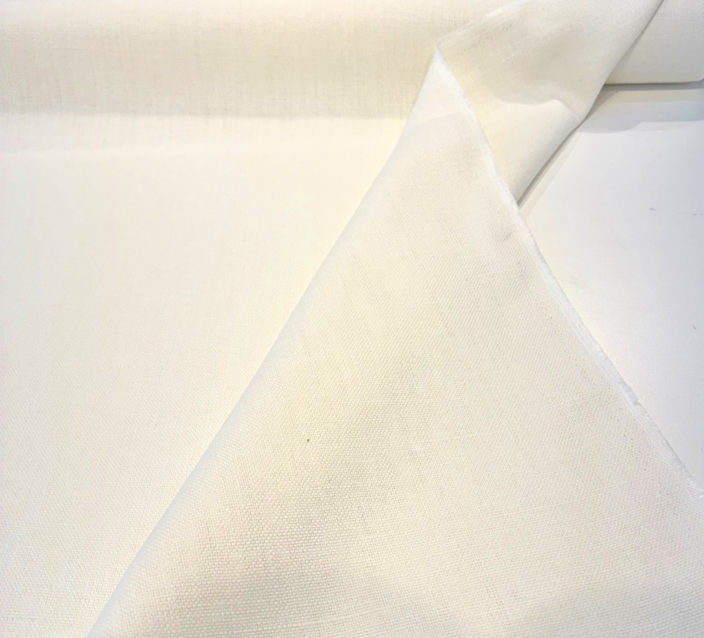 Libeco Belgian Linen Tailored Oyster Beige Sanfor Airo Fabric By The Yard