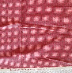 General Fabrics Cotton Quilt Fabric MINI STARS DOTS on RED 45″W x 3⅓ Yards
