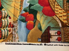 Concord Fabrics cotton fabric 44″ wide 1 yard fall country store Joan Kessler