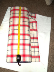 New old stock Vintage Fabric Bolt Tartan Plaid Seek sucker 60″ x 20 yards+