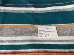 Item #559. Cotton/Lycra (?) Stretch Terry
