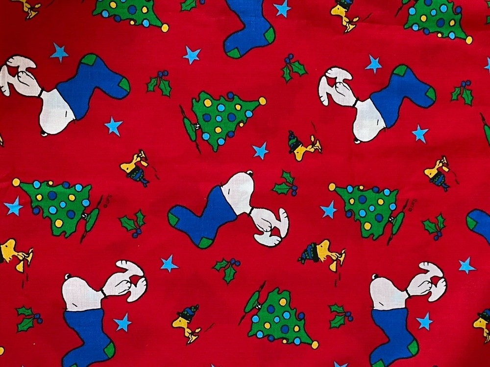 RARE! Snoopy & Peanuts – Christmas All Over – BTFQ – 18″ x 22″