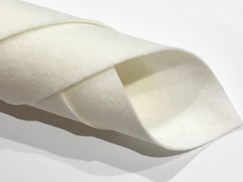 1mm White Merino Wool Felt Sheet 20 x 30cm Sheet No. 56 – AU Seller