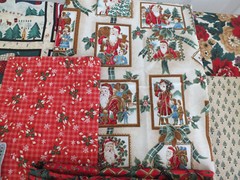 20 pieces 2.5 lbs CHRISTMAS cotton quilt fabric 1/2 yd & under approx 7 yards