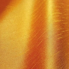 15 YARD LOT GOLDEN MARIGOLD YELLOW ORANGE FAUX SILK DUPIONI FABRIC TWO TONE 58″