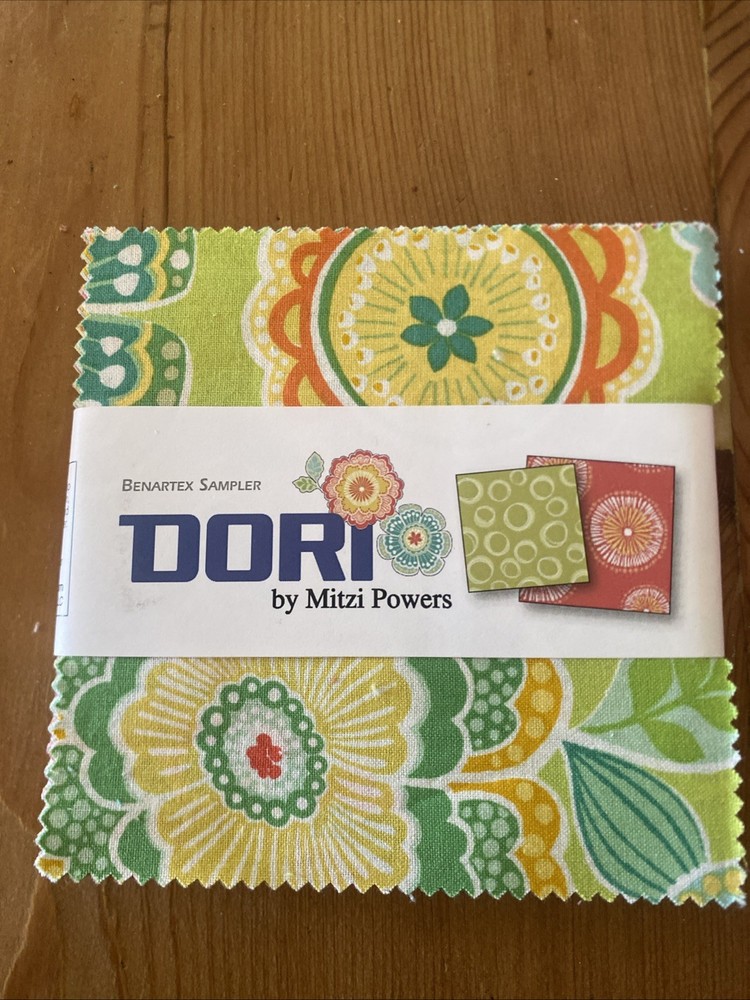 Lot Of 4 Benartex Sampler Dori 42 5×5 Pieces 100% Cotton Fabric Bundle