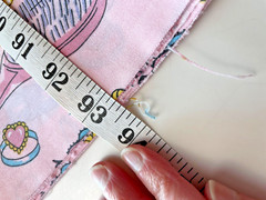 2 Pieces Makeup Jewelry Hats Pattern On Pink Fabric: 120″ x 2.5 Yds Each; Read