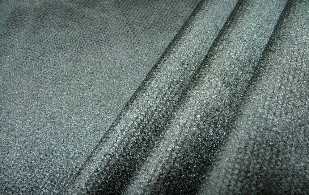 Faux Mohair Velvet Fabric 2.8m iLiv Denver Charcoal Curtain Cushion Upholstery