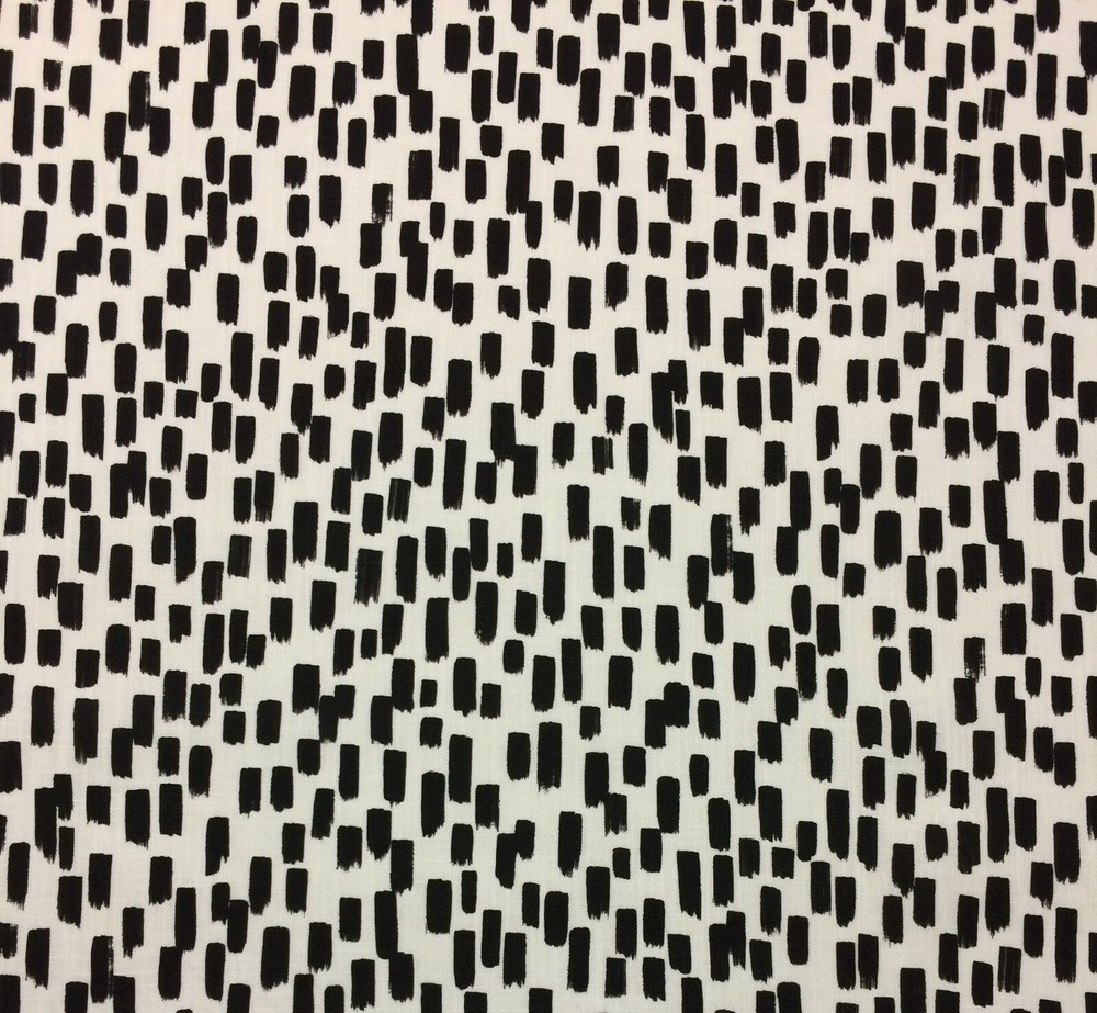 KRAVET NATE BERKUS INKSTROKES NERO MODERN ANIMAL GEOMETRIC FABRIC BY YARD 54″W