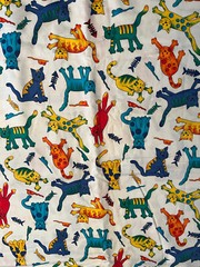 Hoffman International Fabrics – Colorful Cats Themed