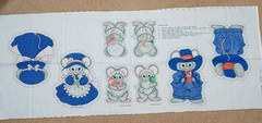 Mouse Family Cut & Sew Fabric Panel by Springs Mills Pillows Home Decor
