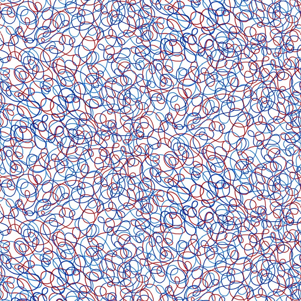 Henry Glass Multi Color Loops 108in Wide Quilt Back Fabric 100% Cotton 3/4 Yard