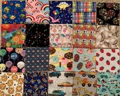 I-Spy 5 x 5 inch Square Charm Memory Quilt 75 Blocks – 100% Cotton – Rotary Cut