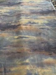 3.4 Yds Thomas Kinkade David Textiles Clouds Sunset Fabric
