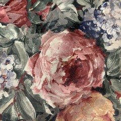 3.5 Lb Bag of Various Vintage Upholstery Chair Fabric Quilting Great Patterns